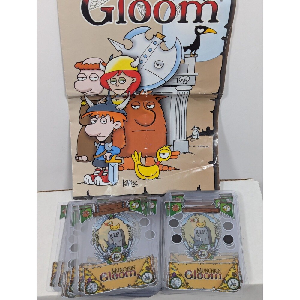 Munchkin Gloom Card Game Board Game Steve Jackson 2015 110-Cards Only